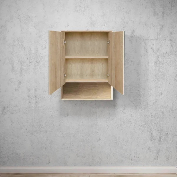 OTTI - BYRON Natural Oak Plywood Shaving Cabinet 600x800x150