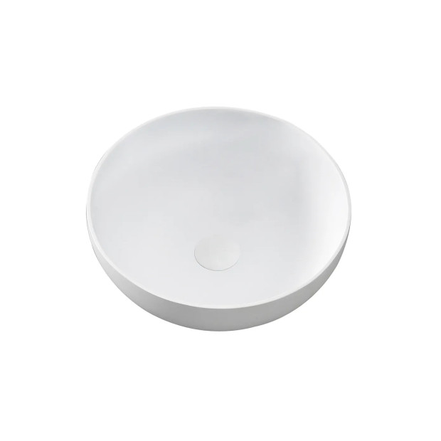 OTTI - LONDON Matte White Solid Surface Basin 390x390x145