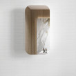 OTTI - NEWPORT Square Mirror Natural Oak Shaving Cabinet