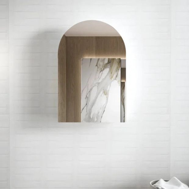 OTTI - ARCHIE Natural Oak Shaving Cabinet 900x600x150