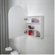 OTTI - ARCHIE Satin White Shaving Cabinet 900x600x150