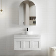 OTTI - ARCHIE Satin White Shaving Cabinet 900x600x150