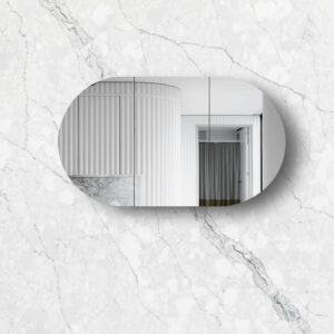 OTTI - BONDI White Oak Shaving Cabinet 1500x900x150