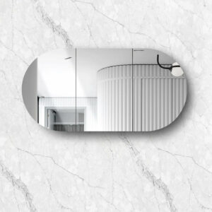 OTTI - BONDI White Oak Shaving Cabinet 1800x900x150