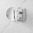 OTTI - BONDI White Oak Shaving Cabinet 900x600x150