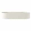 Modern white planter pot for garden or indoor use, stylish and durable.
