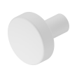 25f006mw Mecca Cabinet Knob E28093 C39826 Matte White Image 1.png