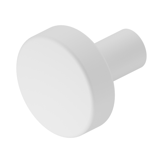 25f006mw Mecca Cabinet Knob E28093 C39826 Matte White Image 1.png