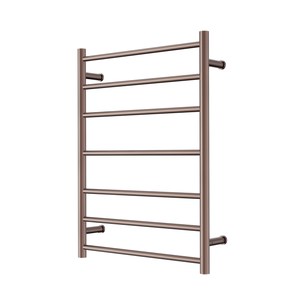 Nr190003hbz Mecca 240v 7 Bar Heated Towel Ladder Brushed Bronze Image 1.png