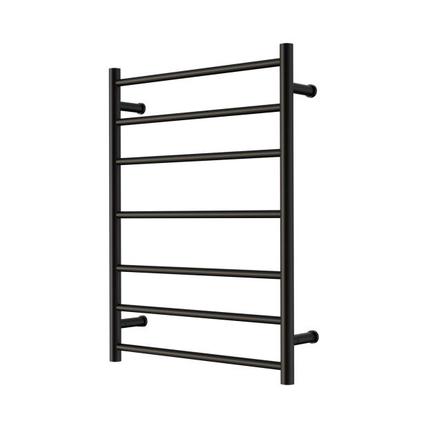 Nr190003hmb Mecca 240v 7 Bar Heated Towel Ladder Matte Black Image 1.png