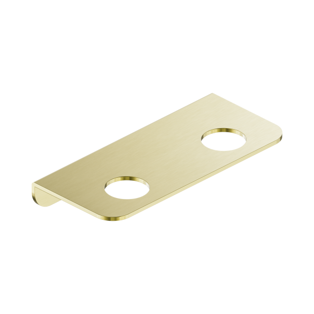Nr1985abg Mecca Double Soap Bottle Holder Brushed Gold Image 1.png