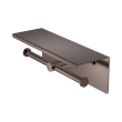 Nr1986ebz Mecca Double Toilet Roll Holder With Shelf Brushed Bronze Image 1.png