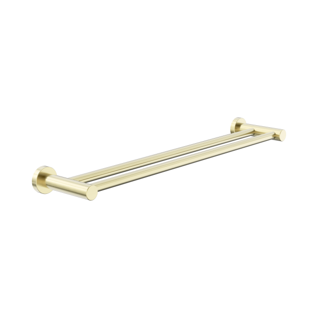 Nr2024dbg Dolce Ii Double Towel Rail 600mm Brushed Gold Image 1.png