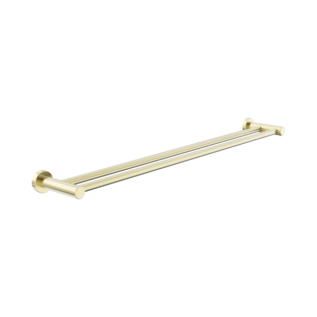 Nr2030dbg Dolce Ii Double Towel Rail 800mm Brushed Gold Image 1.png