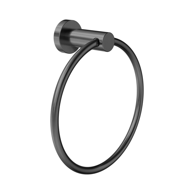 Nr2080gm Dolce Ii Hand Towel Ring Gun Metal Image 1.png