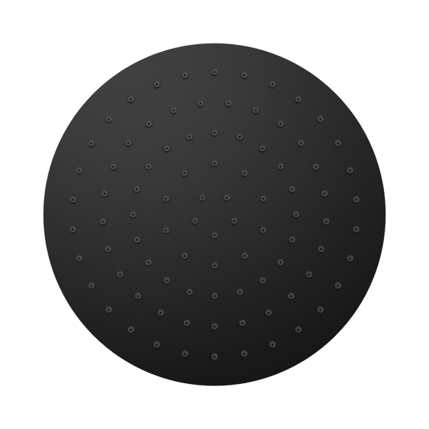 Nr507046mb 250mm Round Metal Shower Head Ii Matte Black Image 2.png