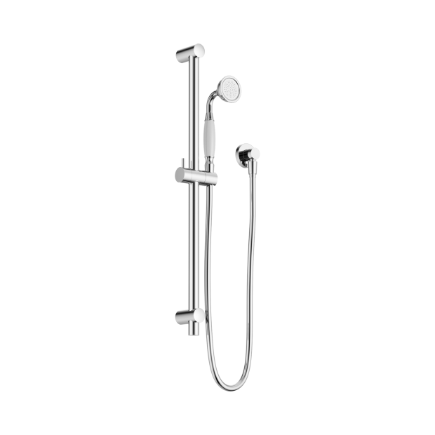 Nr692105a01ch York Shower Rail With White Porcelain Hand Shower Chrome Image 1.png