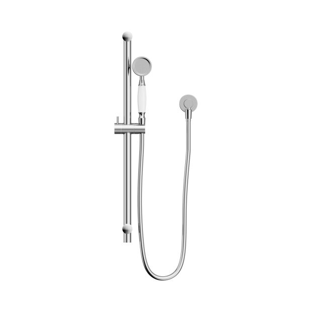 Nr692105a01ch York Shower Rail With White Porcelain Hand Shower Chrome Image 2.png
