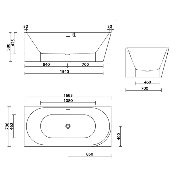 Axis Technical Drawing 1700